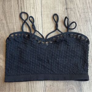 Free people X BKE black sports bra/ bralette : Size m/l
